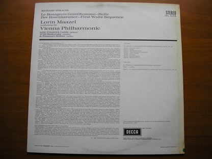 SXL 6304  STRAUSS: LE BOURGEOISE GENTILHOMME / DER ROSENKAVALIER: FIRST WALTZ SEQUENCE      MAAZEL / VIENNA PHILHARMONIC    ED2