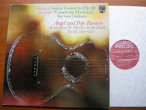 GIULIANI: GUITAR CONCERTO Op. 30 / RODRIGO: CONCIERTO MADRIGAL ANGEL & PEPE ROMERO / ASMIF / MARRINER 6500 918