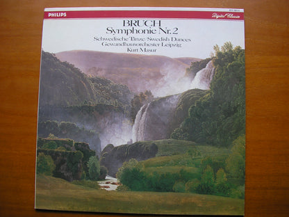 BRUCH: SYMPHONY No. 2 / SWEDISH DANCES       LEIPZIG GEWANDHAUS / MASUR     411 121