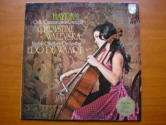 HAYDN: CELLO CONCERTOS in  C  &  D      WALEVSKA / ENGLISH CHAMBER ORCHESTRA / DE WAART     6500 381