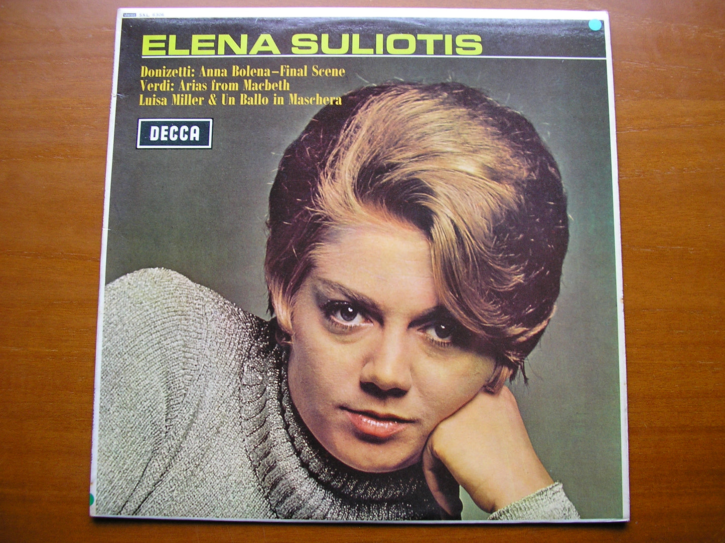 SXL 6306  ELENA SULIOTIS SINGS DONIZETTI & VERDI     ROME OPERA ORCHESTRA / DE FABRITIIS    ED2