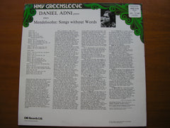 MENDELSSOHN: SONGS WITHOUT WORDS      DANIEL ADNI      ESD 7113