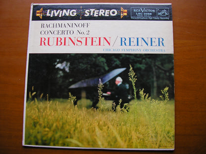 RACHMANINOV: PIANO CONCERTO No. 2      RUBINSTEIN / CHICAGO SYMPHONY / REINER     LSC 2068