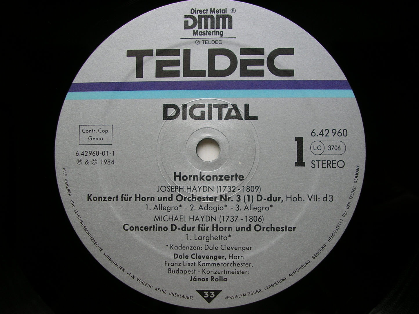 JOSEP HAYDN / MICHAEL HAYDN: HORN CONCERTOS       CLEVENGER / FRANZ LISZT CHAMBER ORCHESTRA / ROLLA     6.42960