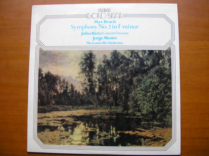 BRUCH: SYMPHONY No. 2 / RIETZ: CONCERT OVERTURE     MESTER / LOUISVILLE ORCHESTRA     GL 25017