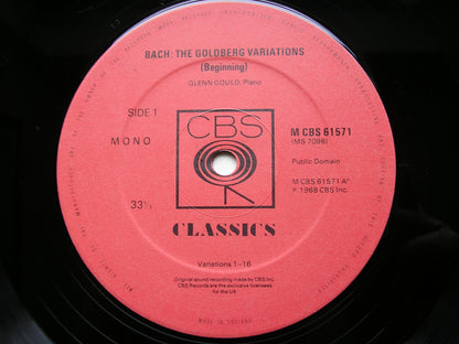 BACH: GOLDBERG VARIATIONS        GLENN GOULD    61571