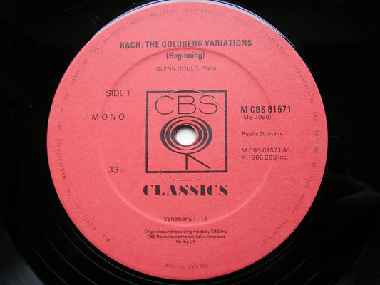 BACH: GOLDBERG VARIATIONS        GLENN GOULD    61571