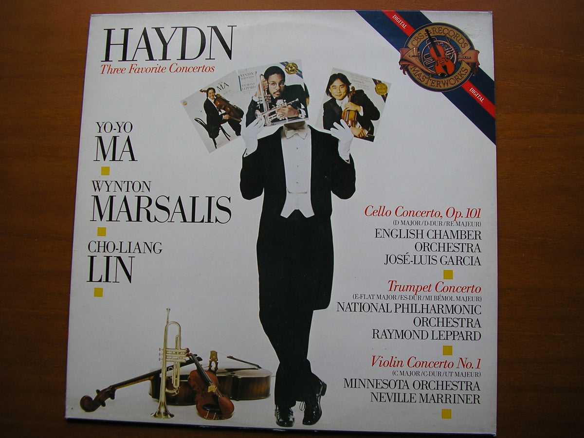HAYDN: THREE CONCERTOS     YO-YO MA / CHO-LIANG LIN / WYNTON MARSALIS    IM 39310
