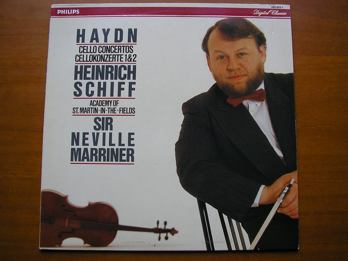 HAYDN: CELLO CONCERTOS IN  C  &  D       SCHIFF / ASMIF / MARRINER      420 923