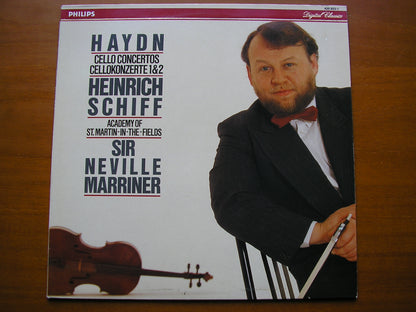 HAYDN: CELLO CONCERTOS IN  C  &  D       SCHIFF / ASMIF / MARRINER      420 923