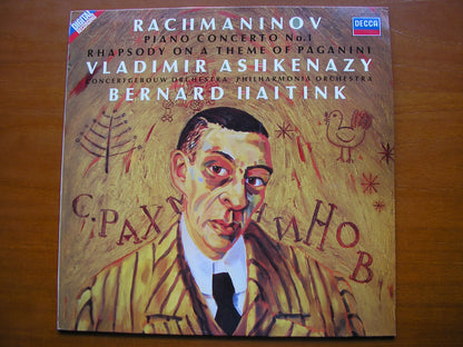 RACHMANINOV: PIANO CONCERTO No. 1 / RHAPSODY      ASHKENAZY / CONCERTGEBOUW / HAITINK      417 613