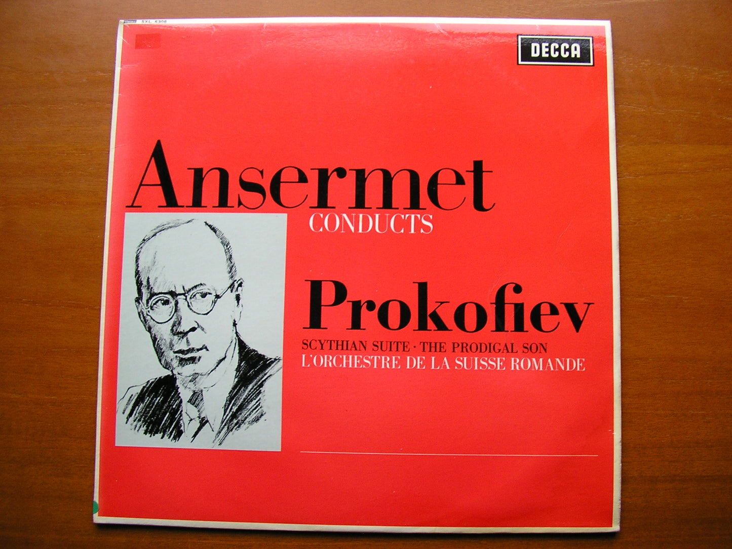 SXL 6308 PROKOFIEV: SCYTHIAN SUITE / THE PRODIGAL SON ballet music    ANSERMET / SUISSE ROMANDE    ED2