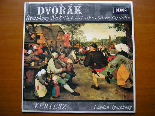 SXL 6044  DVORAK: SYMPHONY No. 8 / SCHERZO CAPRICCIOSO     KERTESZ / LONDON SYMPHONY     ED3