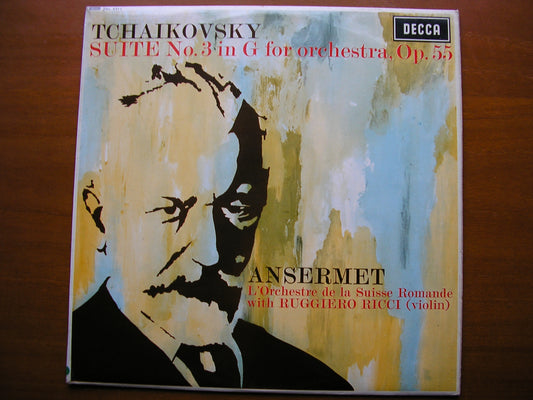 SXL 6311  TCHAIKOVSKY:  SUITE No. 3  Op. 55      RICCI / SUISSE ROMANDE / ANSERMET    ED2