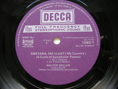 SMETANA: MA VLAST / HAKON JARL      WELLER / ISRAEL PHILHARMONIC      D108D2