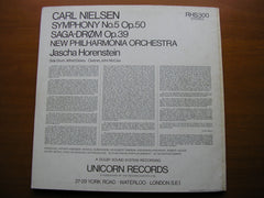 NIELSEN: SYMPHONY No. 5 / SAGA - DROM     HORENSTEIN / NEW PHILHARMONIA    RHS 300