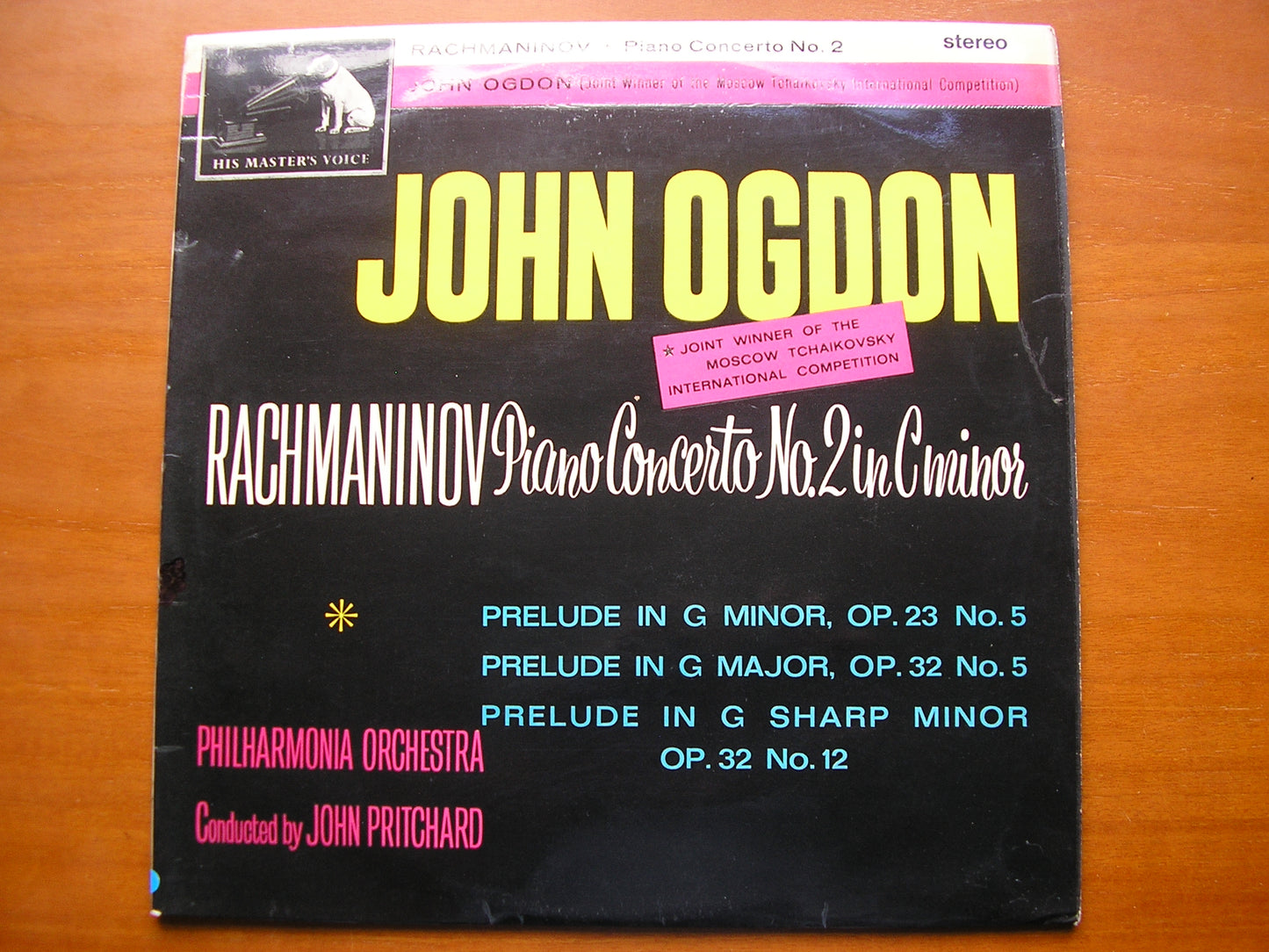 RACHMANINOV: PIANO CONCERTO No. 2    OGDON / PHILHARMONIA / PRTICHARD     ASD 492