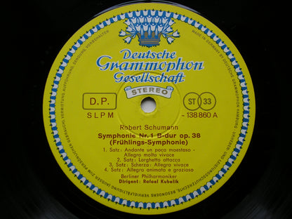 SCHUMANN: SYMPHONIES Nos. 1 & 4        KUBELIK / BERLIN PHILHARMONIC     RAFAEL KUBELIK       138 860