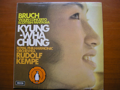 BRUCH: VIOLIN CONCERTO No. 1 /SCOTTISH FANTASY      KYUNG-WHA CHUNG / ROYAL PHILHARMONIC / KEMPE      SXL 6573