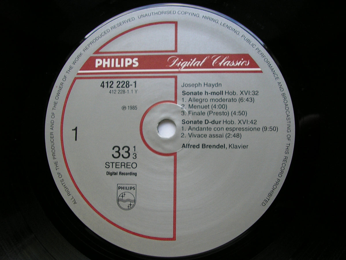 HAYDN: THREE PIANO SONATAS / FANTAISIE / ADAGIO       BRENDEL      412 228