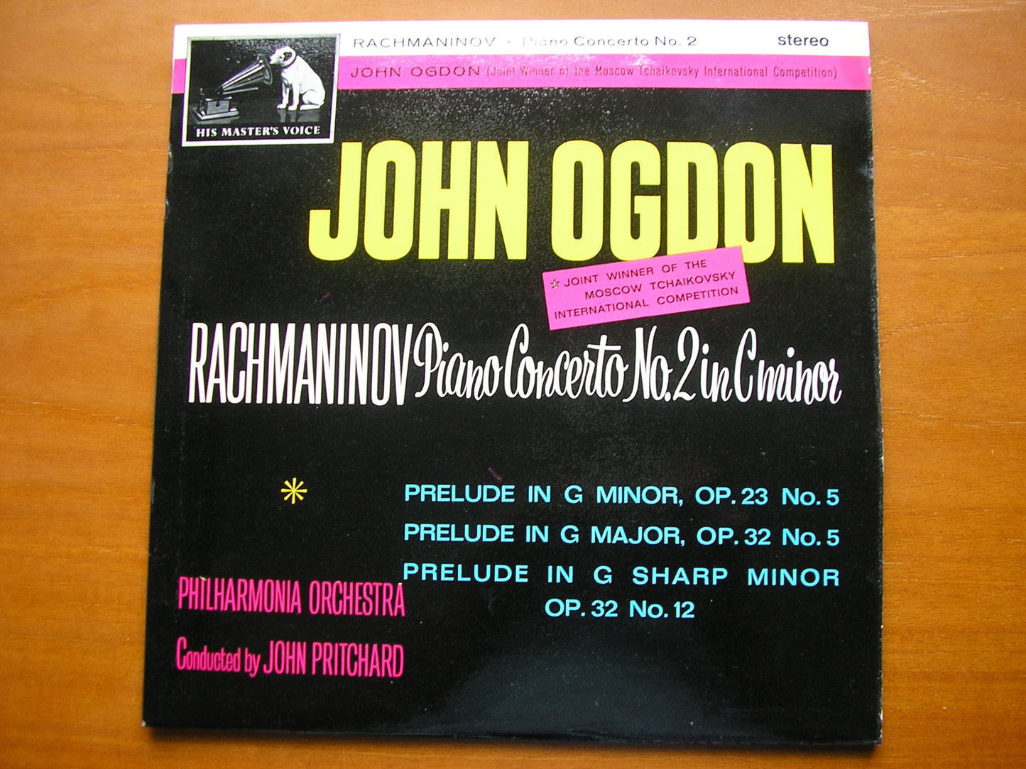 RACHMANINOV: PIANO CONCERTO No. 2     OGDON / PHILHARMONIA / PRITCHARD      ASD 492
