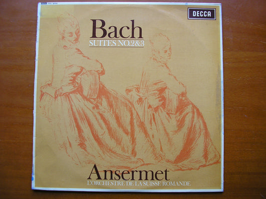SXL 6004  BACH: SUITES Nos. 2 & 3 / SINFONIA / SONATA      ANSERMET / SUISSE ROMANDE     ED 1
