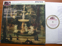 FALLA: NIGHTS IN THE GARDENS OF SPAIN / HARPSICHORD CONCERTO    SORIANO / PARIS CONSERVATOIRE ORCHESTRA / DE BURGOS    ASD 545