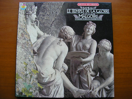 RAMEAU: LE TEMPLE DE LA GLOIRE (1745)   SOLOISTS / LA GRANDE ECURIE ET LA CHAMBRE DU ROY / MALGOIRE    2LP   D2 37858