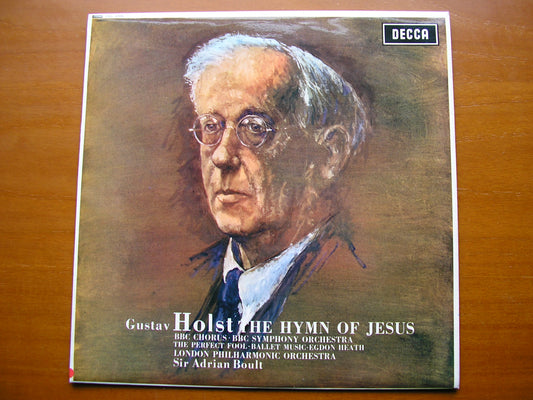 SXL 6006  HOLST: THE HYMN OF JESUS / EGDON HEATH / THE PERFECT FOOL     BOULT / LONDON PHILHARMONIC    ED3