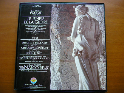 RAMEAU: LE TEMPLE DE LA GLOIRE (1745)   SOLOISTS / LA GRANDE ECURIE ET LA CHAMBRE DU ROY / MALGOIRE    2LP   D2 37858