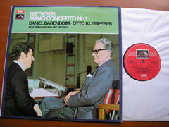 BEETHOVEN: PIANO CONCERTO No. 1     BARENBOIM / NEW PHILHARMONIA ORCHESTRA / KLEMPERER     ASD 2616