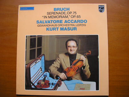 BRUCH: SERENADE Op. 73 / IN MEMORIAM Op. 65       ACCARDO / LEIPZIG GEWANDHAUS / MASUR     9500 590
