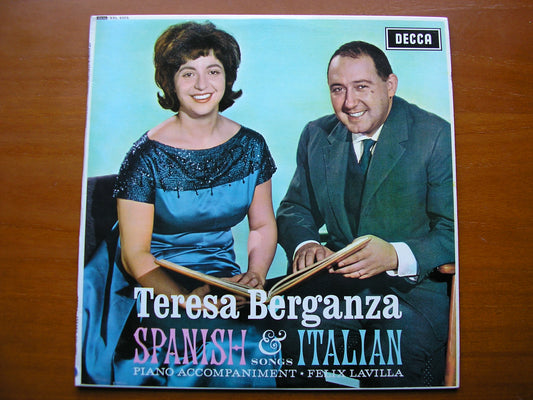 SXL 6005  TERESA BERGANZA SINGS SPANISH & ITALIAN SONGS      BERGANZA / LAVILLA     ED 1