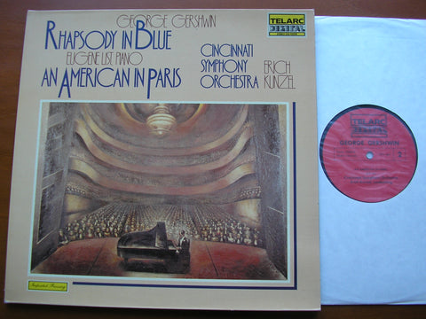 GERSHWIN: RHAPSODY IN BLUE / AN AMERICAN IN PARIS     LIST / CINCINNATI SYMPHONY / KUNZEL     DG-10058