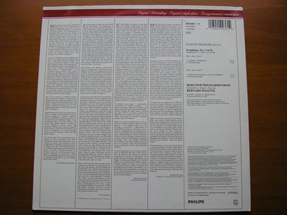 MAHLER: SYMPHONY No. 1       HAITINK / BERLIN PHILHARMONIC      420 936