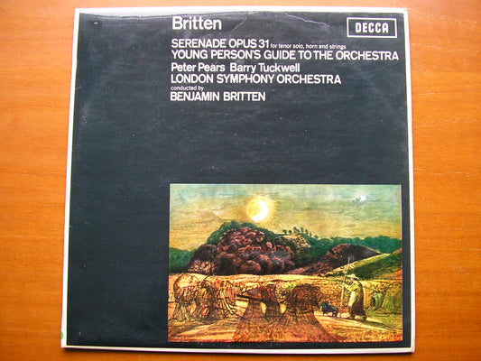 SXL 6110  BRITTEN: SERENADE / YOUNG PERSON'S GUIDE TO THE ORCHESTRA   PEARS / TUCKWELL / LSO / BRITTEN    ED2