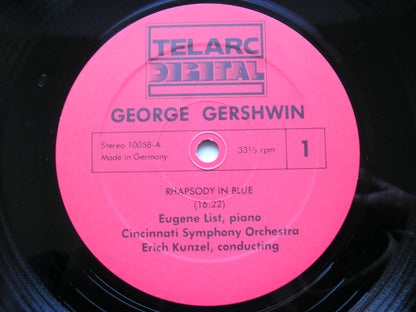 GERSHWIN: RHAPSODY IN BLUE / AN AMERICAN IN PARIS     LIST / CINCINNATI SYMPHONY / KUNZEL     DG-10058