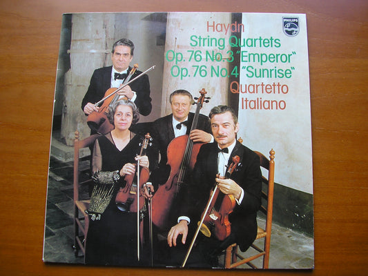 HAYDN: STRING QUARTETS Op. 76  Nos. 3 & 4      QUARTETTO ITALIANO      9500 157