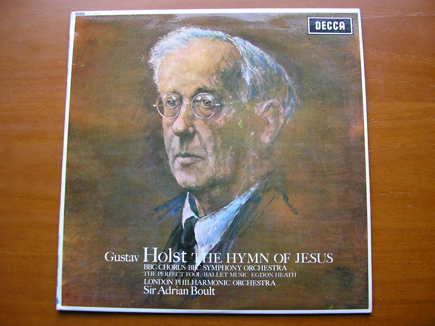 SXL 6006  HOLST: HYMN OF JESUS / EGDON HEATH / THE PERFECT FOOL     BOULT / LONDON PHILHARMONIC     ED 1