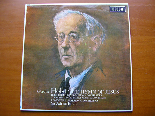 SXL 6006  HOLST: HYMN OF JESUS / EGDON HEATH / THE PERFECT FOOL     BOULT / LONDON PHILHARMONIC     ED 1