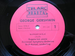 GERSHWIN: RHAPSODY IN BLUE / AN AMERICAN IN PARIS     LIST / CINCINNATI SYMPHONY / KUNZEL     DG-10058