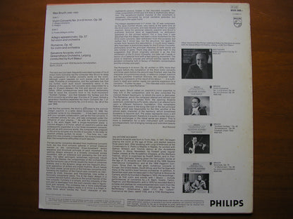 BRUCH: VIOLIN CONCERTO No. 3 / ADAGIO APPASSIONATO / ROMANCE     ACCARDO / LEIPZIG GEWANDHAUS / MASUR      9500 589