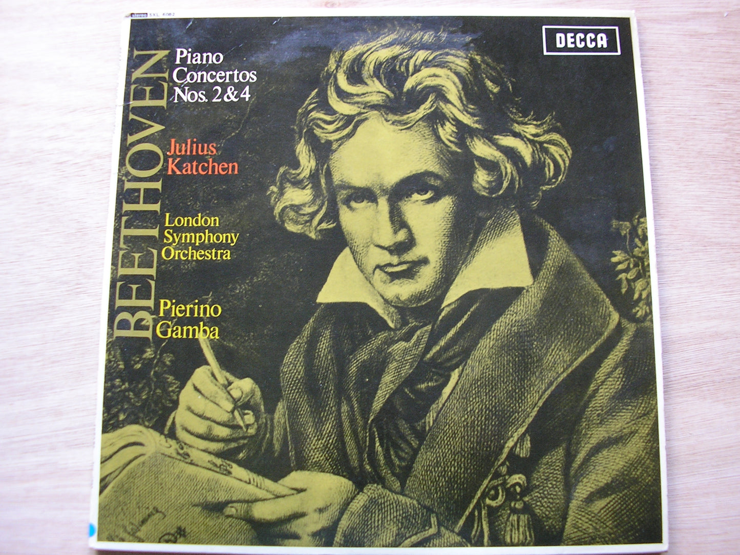 BEETHOVEN: PIANO CONCERTOS Nos. 2 & 4      KATCHEN / LONDON SYMPHONY / GAMBA    SXL 6082