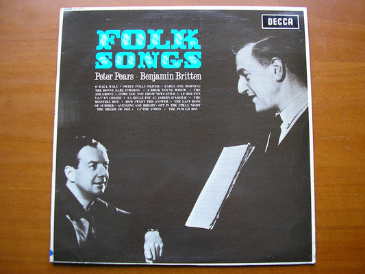 SXL 6007  FOLK SONGS    PETER PEARS & BENJAMIN BRITTEN     ED 1