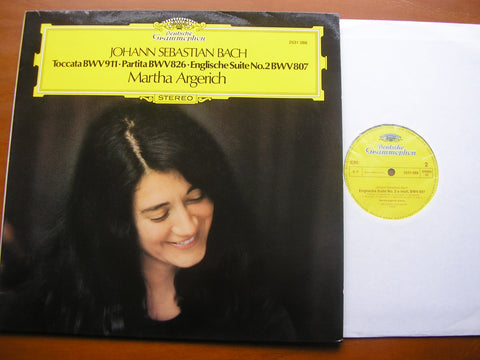 BACH: TOCCATA BWV911 / ENGLISCHE SUITE No. 2 / PARTITA BWV826 MARTHA ARGERICH DG 2531 088