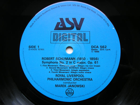 SCHUMANN: SYMPHONIES Nos. 2 & 4      JANOWSKI / ROYAL LIVERPOOL PHILHARMONIC     DCA 562