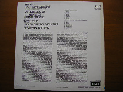 SXL 6316  BRITTEN: LES ILLUMINATIONS / BRIDGE VARIATIONS    PEARS / ENGLISH CHAMBER ORCHESTRA / BRITTEN    ED1