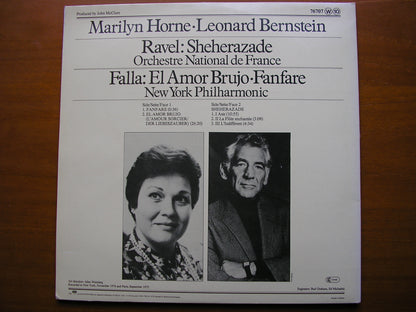 RAVEL: SHEHERAZADE / FALLA: EL AMOR BRUJO     MARILYN HORNE / NYPO / FNO / BERNSTEIN    76707