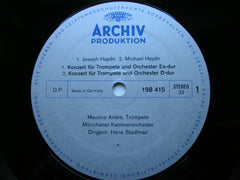 TRUMPET CONCERTOS: RICHTER / M. HAYDN / J. HAYDN & MOLTER: CLARINET CONCERTO      ANDRE / MUNICH CHAMBER ORCHESTRA / STADLMAIR     198 415