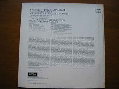 SXL 6410 SALUTE TO PERCY GRAINGER      PEARS / SHIRLEY-QUIRK / BRITTEN / TUNNARD      ED3